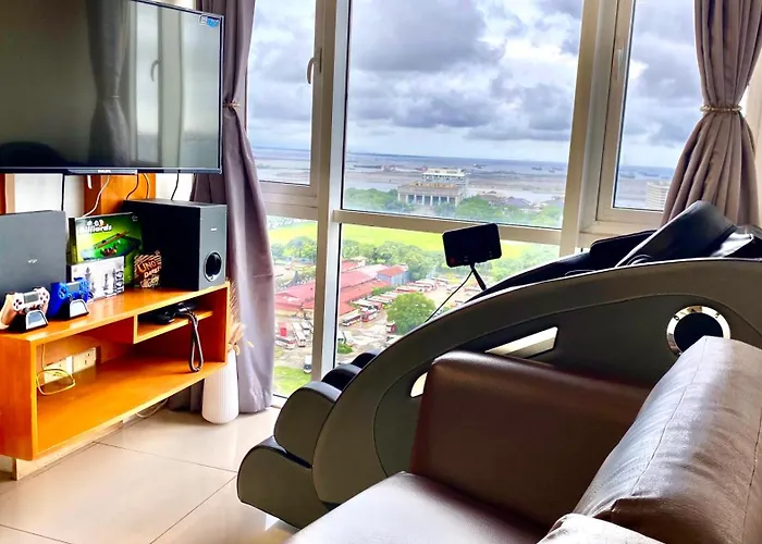 Stunning View Staycation Near Moa Picc World Trade Center Airport Luneta Park Ocean Park Qurino Grandstand Апарт-отель Манила